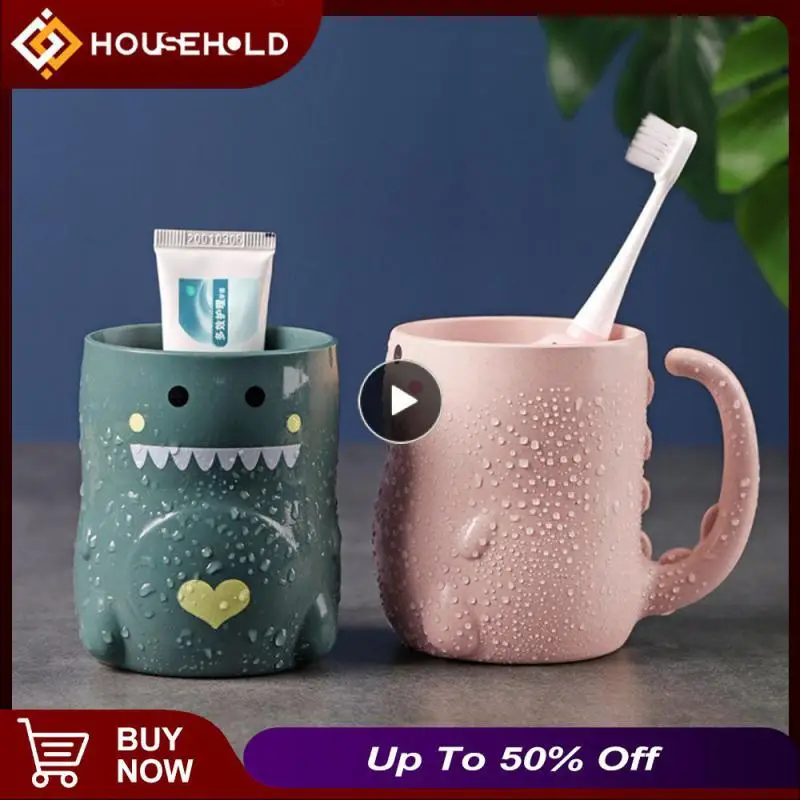 

1~8PCS Adorable and Novel Dinosaur Mouthwash Cups Will Make Children Love Brushing Teeth and Decorate Your Bathroom Acrylic
