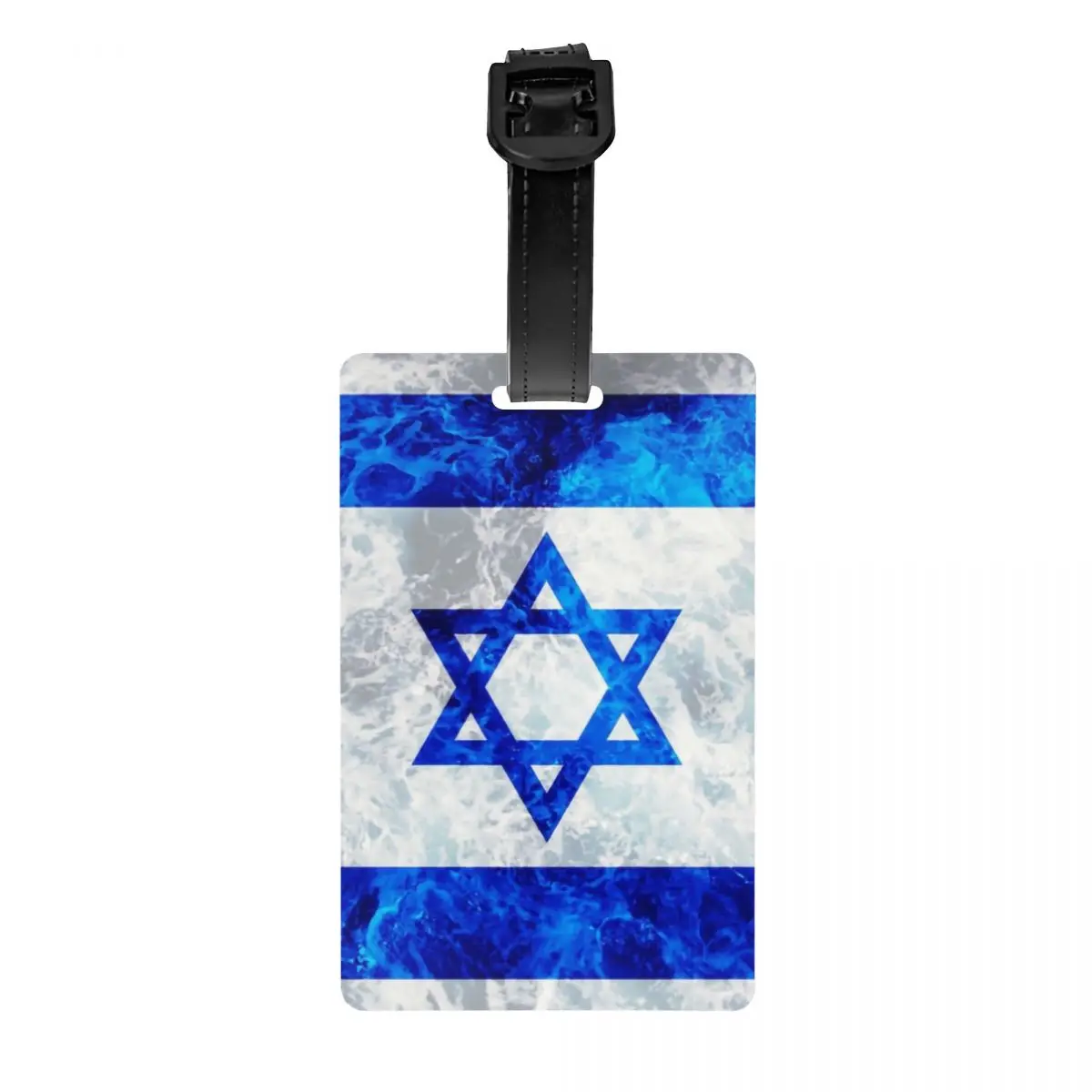 

Флаг Израиля багажные бирки для чемоданов забавные океанские волны бирки для багажа Личная Обложка идентификационная этикетка