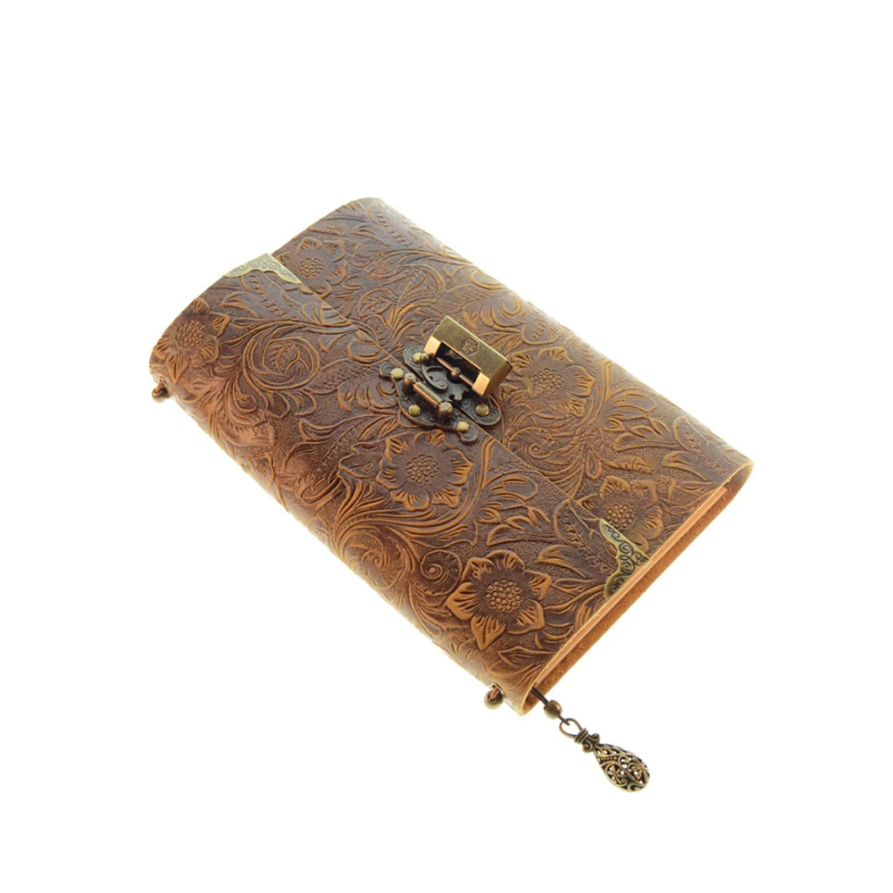 Портативный блокнот из воловьей кожи