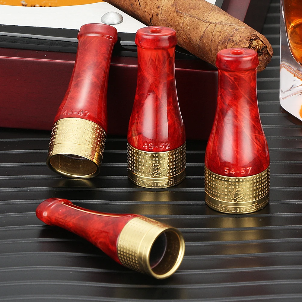 

GALINER Cigar Cigarette Mouthpiece Pipe 4 Size Smoking Nozzle Portable Cigarette Tip Cigar Holder Tobacco Accessories