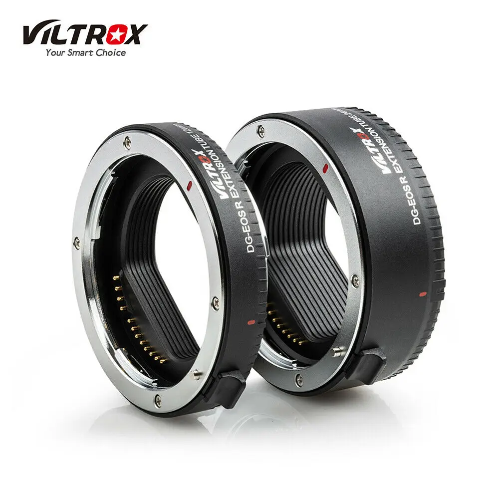 VILTROX DG-EOSR 12mm+24mm Macro Extension Tube Set Auto Focus Lens Adapter for Canon EOS R-mount Lens & Canon EOS R-mount Camera