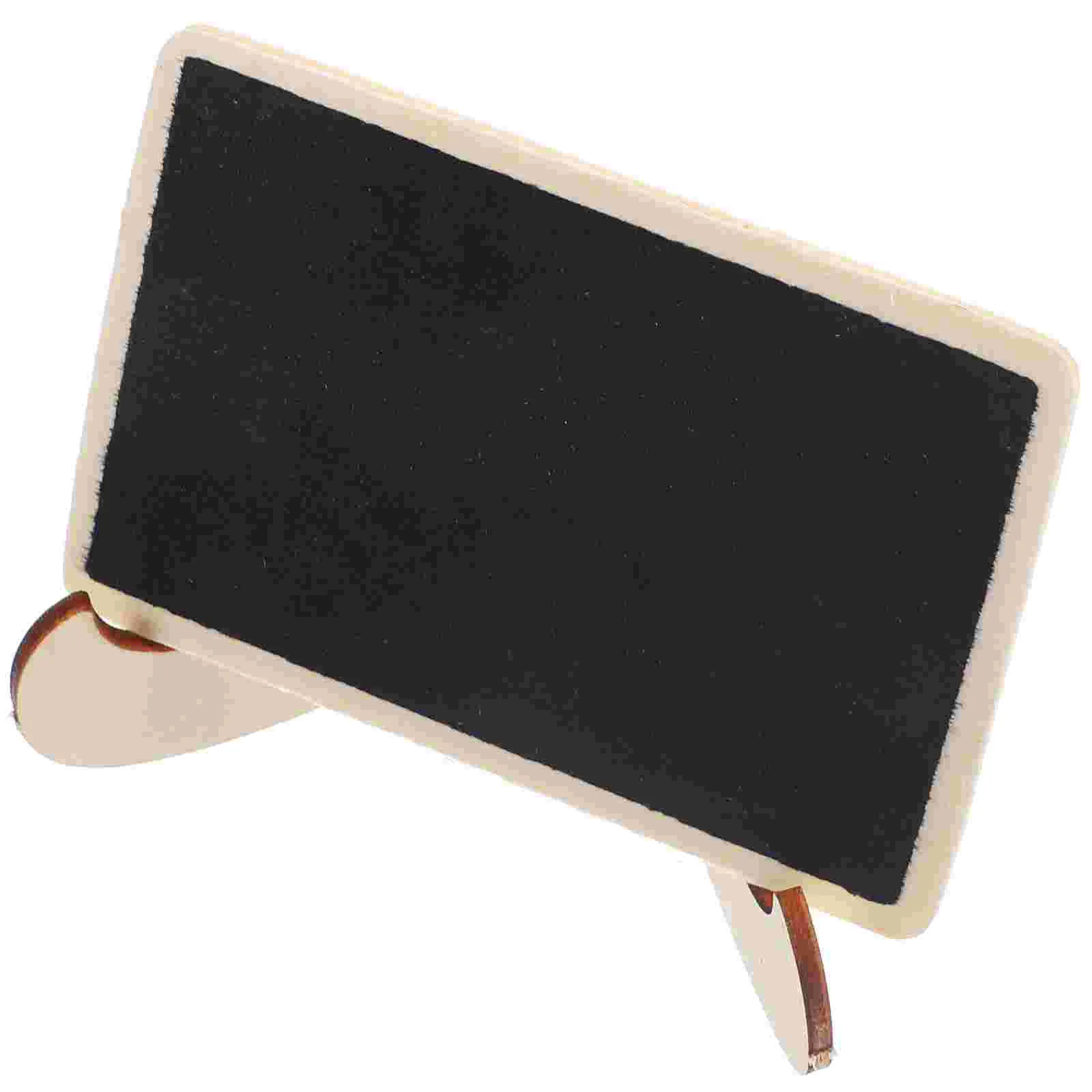 

Tag Message Blackboard Erasable Chalkboard Mini Table Tags Small Wooden Sign Whiteboard Signs