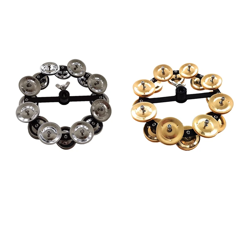 

Музыкальный калимба портативный ударный Hi-Hat Тамбурин с линейным сплавом барабан набор музыкальных аксессуаров