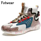 Кроссовки унисекс спортивные, брендовые люксовые, на шнуровке, Нескользящие, повседневная обувь для бега и баскетбола, большие размеры