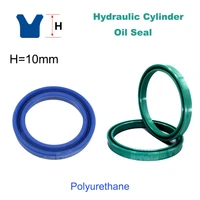 1pcs h10mm pu polyurethane hydraulic cylinder oil seal ring unuhsuy type shaft hole general piston sealing rings gaskets