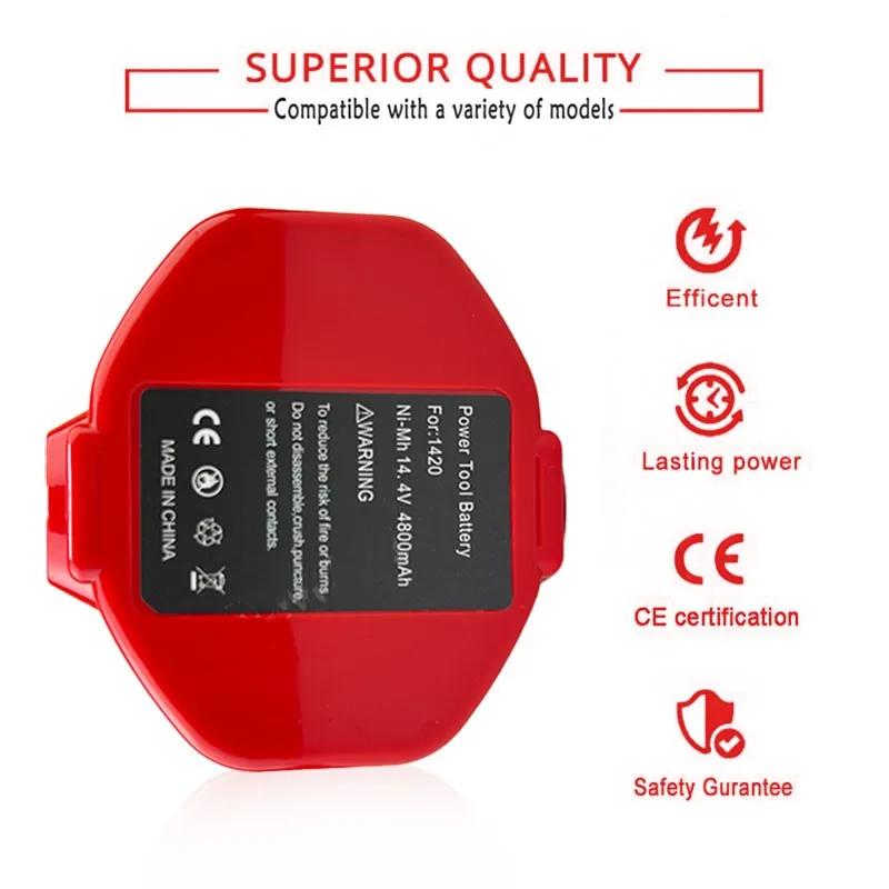 Аккумуляторная батарея для электроинструментов Makita PA14 1433 JR140D 1420 6280D 6281D 6333D