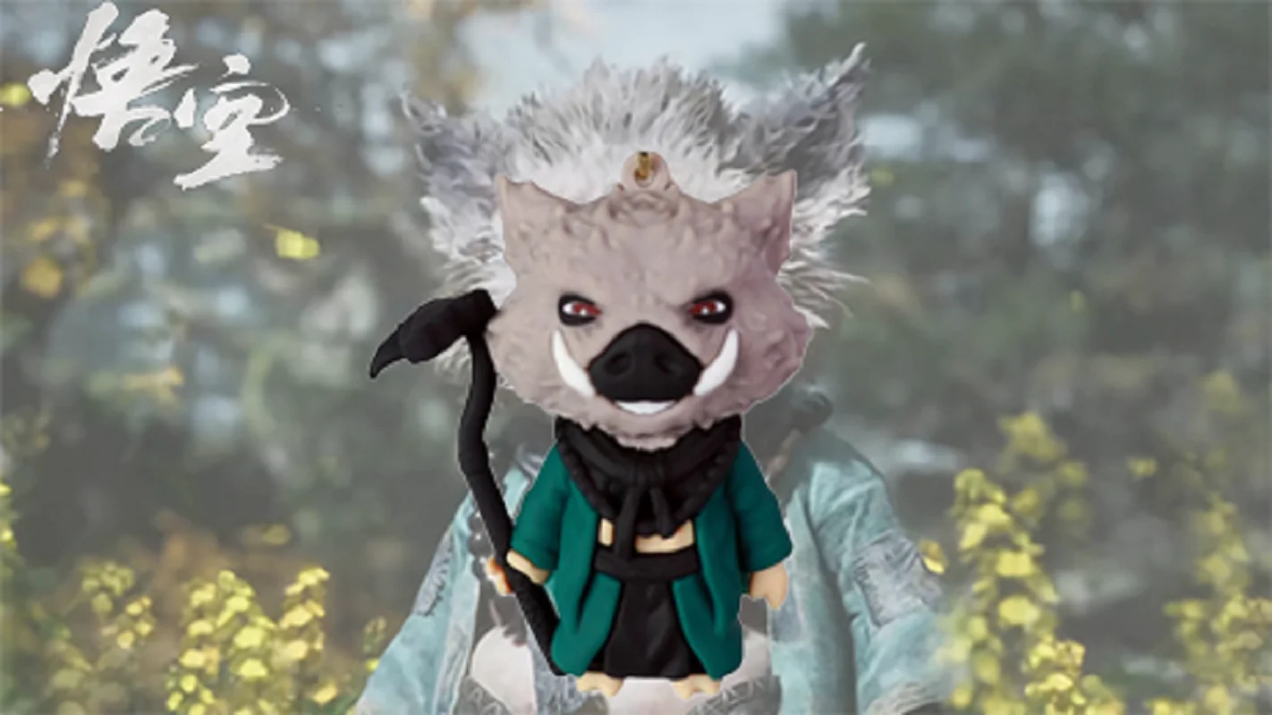 Фото Брелок для ключей Акриловый кулон Черный Миф Sun Wukong Monkey King The Destined One Брелок для ключей Вентиляторы Коллекционировать Купите 1, получите 1 бесплатно №2