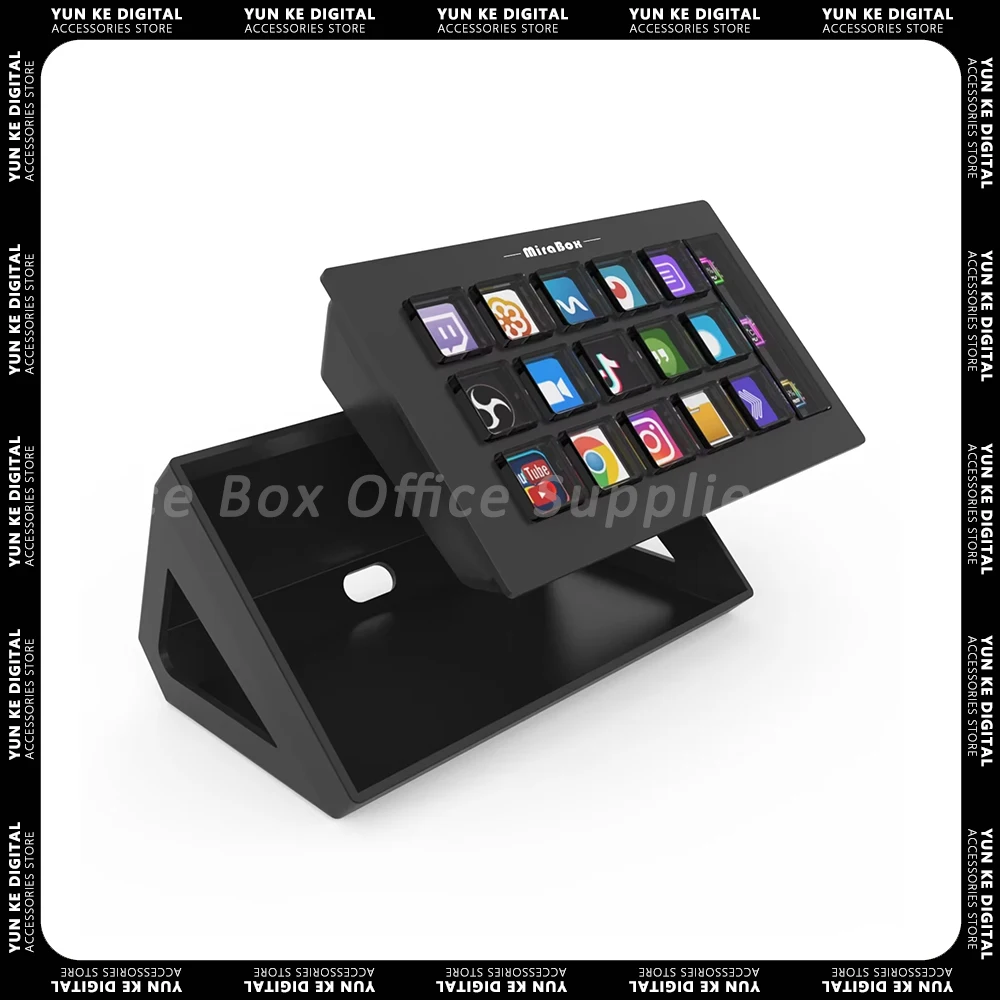 Mirabox 293s Streamdeck Visual 15 клавиш Мини-клавиатура ЖК-кнопка Living Controller Кнопка