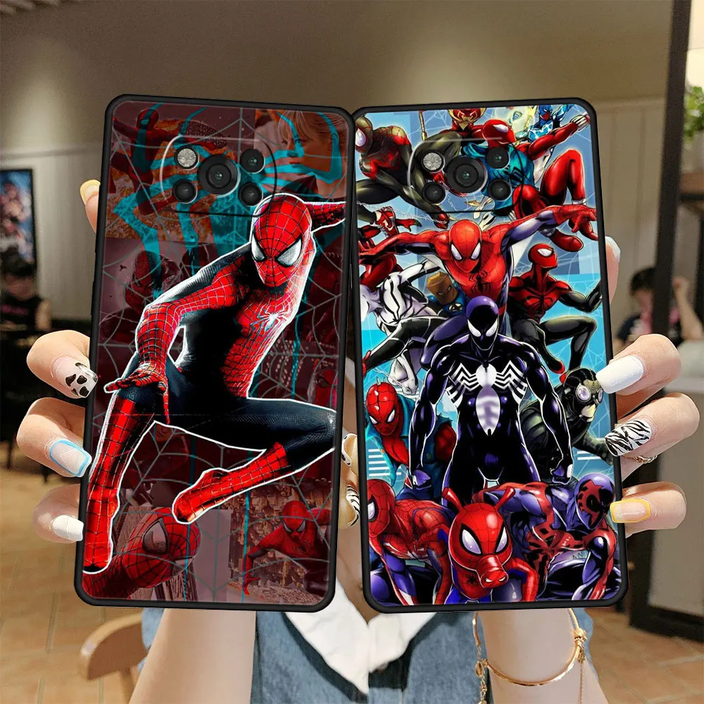 

Official Cell TPU Case for Xiaomi Poco Redmi X4 Note 9 9S 10 11 M3 8 7 Pro X3 NFC F3 8T M4 Note9s Note9 Spiderman Marvel