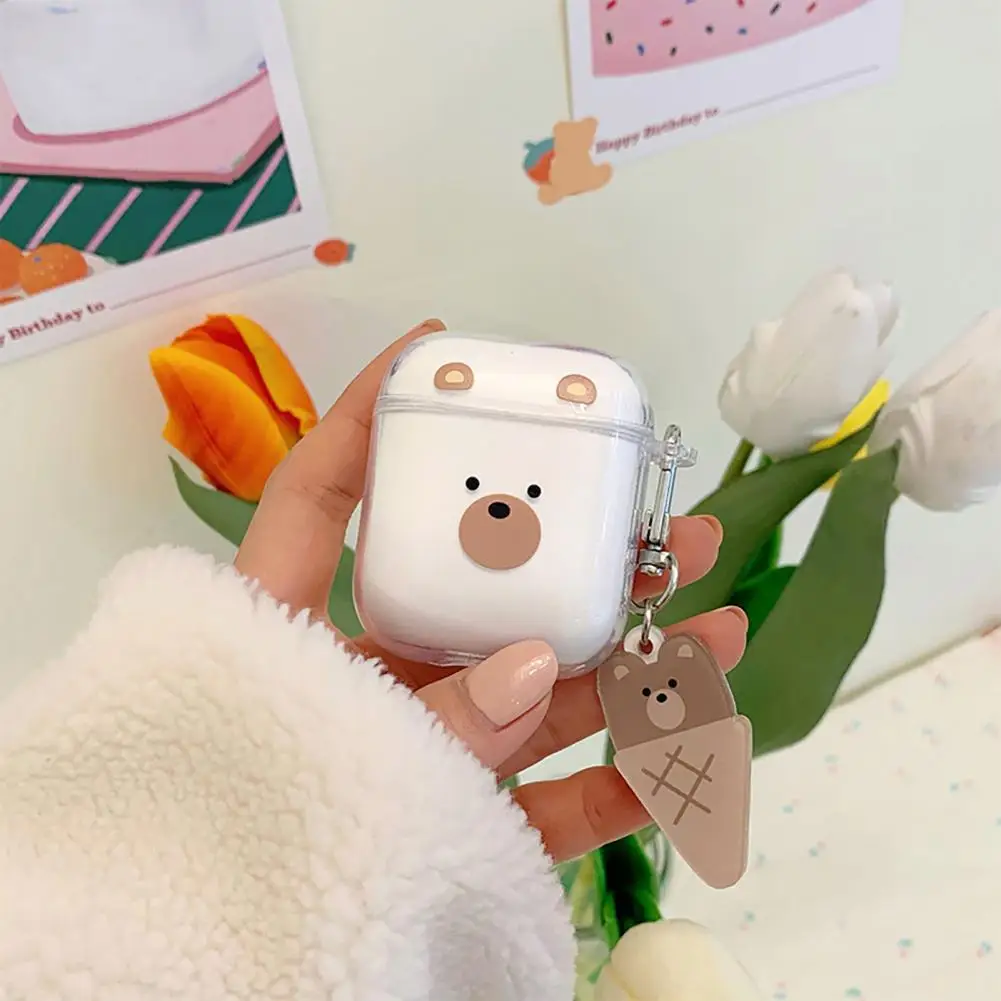 

Practical Portable Thick Cute Earphone Anti-drop TPU Protective Case Earphone Protective Skin Earbud Protective Sleeve