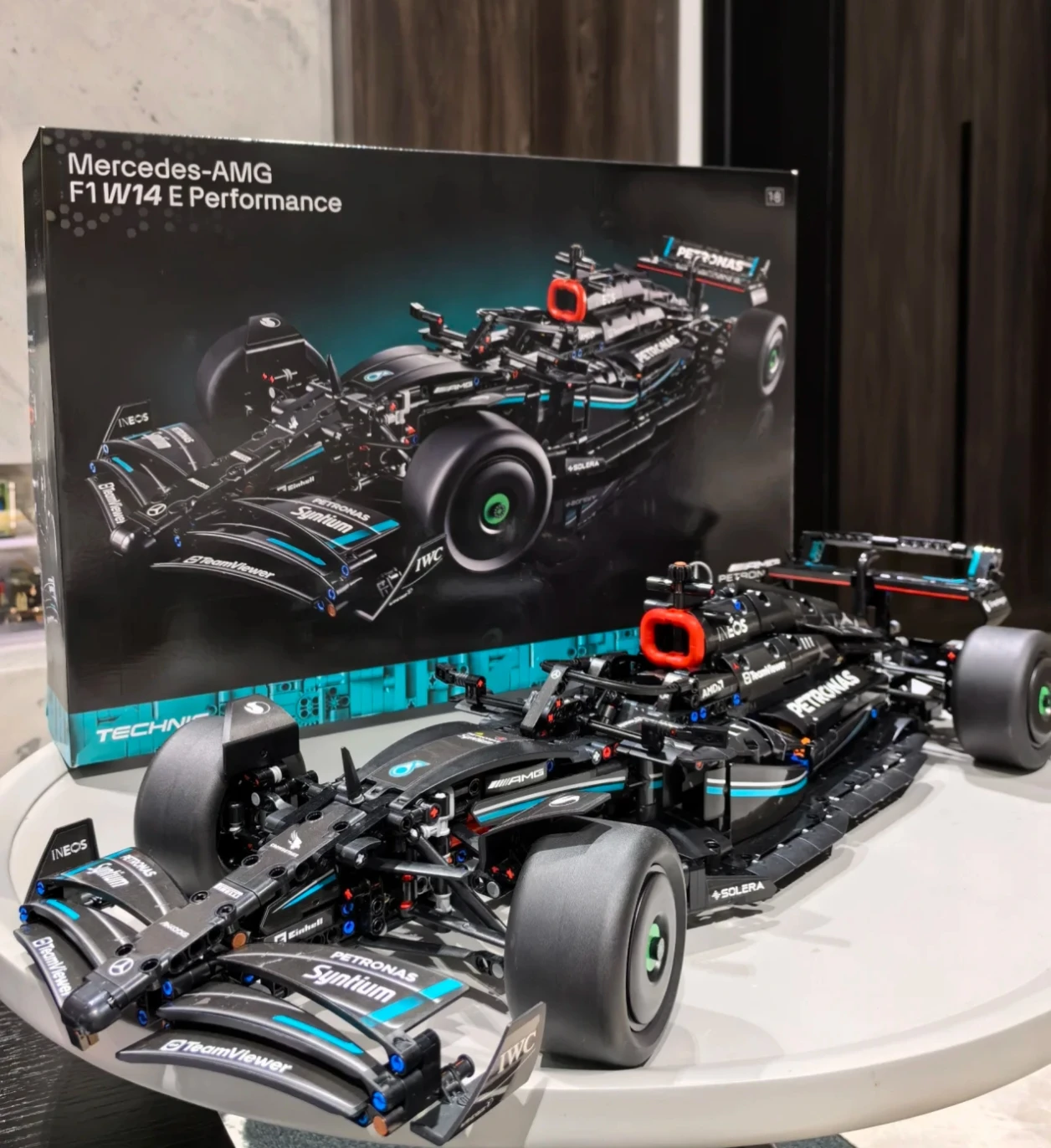 1642 шт. технические скоростные гонки F1 W14 E Performance автомобильные строительные блоки