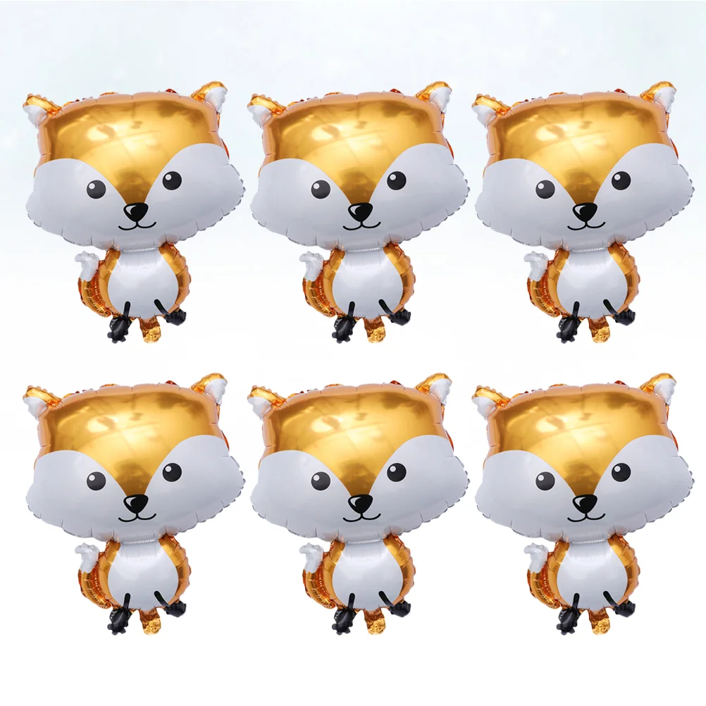 

6 шт., детский надувной шар «еж»