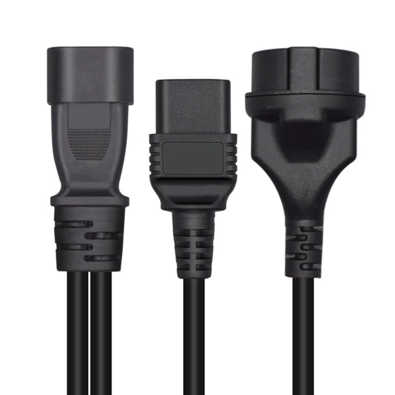 1 фут IEC 320 C14 C19 + кабель питания EU4 8 мм переходной &quotпапа&quot &quotмама&quot Y-образный