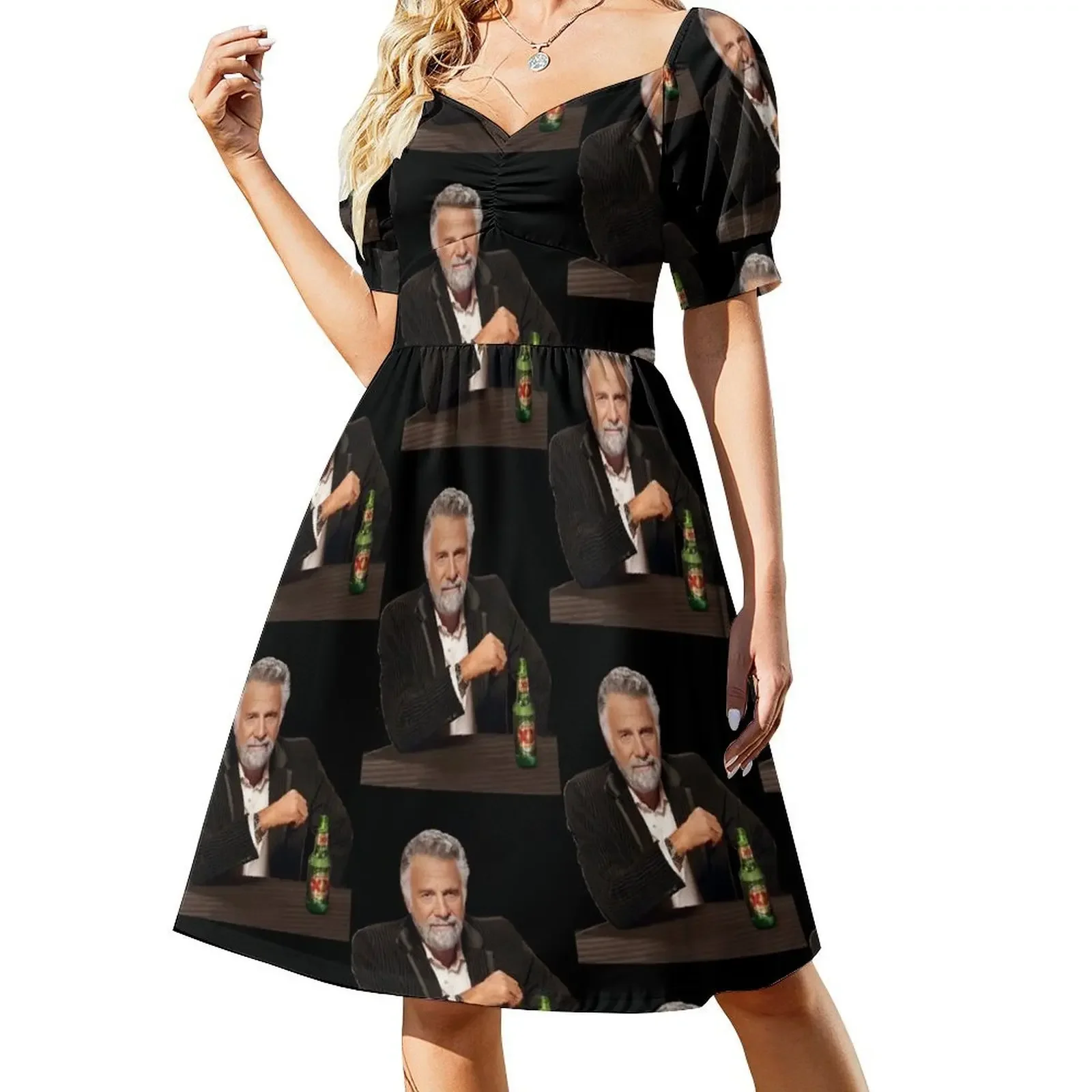 Платье Dos Equis Man — самый интересный человек в мире мем роскошное женское