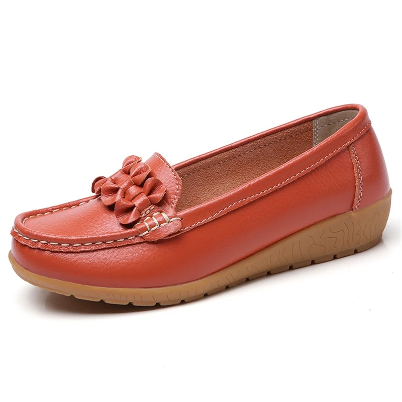 

Туфли женские на плоской подошве, дышащие, без застежки, мягкая обувь на платформе