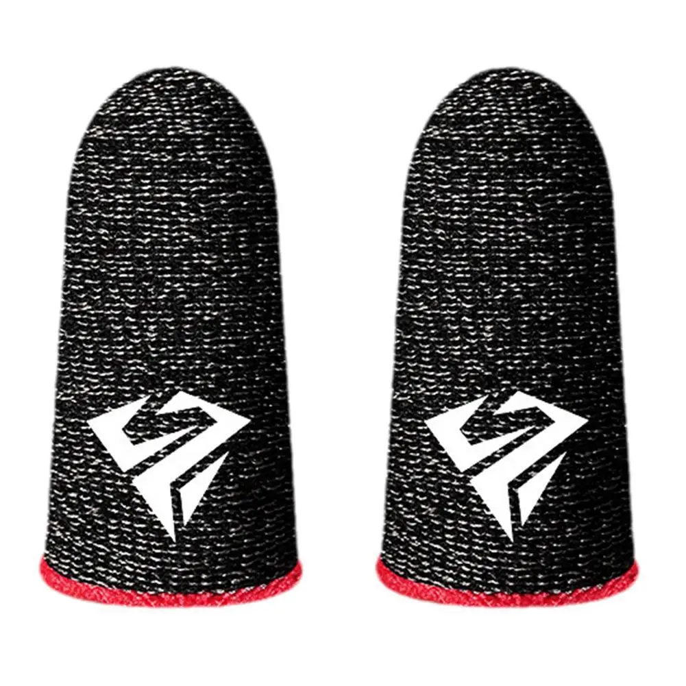 

1 Pair For Mobile Games Gaming Finger Sleeve Breathable Fingertips Sweatproof Anti-slip Fingertip Cover For Mobile Game