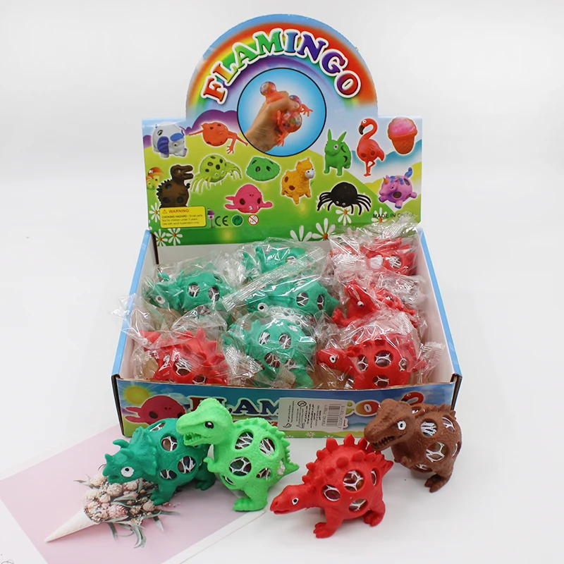 

Dinosaur Ball 1pcs Stress Relief Toy Stress Resistant Material Rubber Balls Small Soft Touch for Kids Figures Gift Birthday Toy