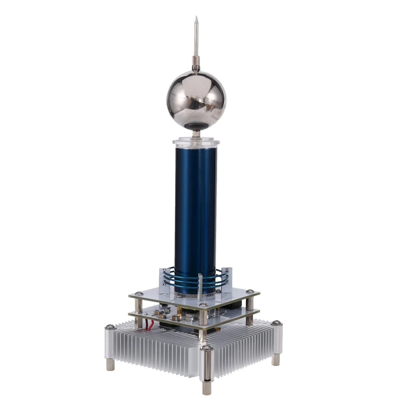 

For Tesla Coil Music Ion Windmill Wreath Wireless Transmission Station US Plug