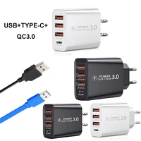 new us fast charger eu home usbtype cqc3 0 multi port wall charger quick charge