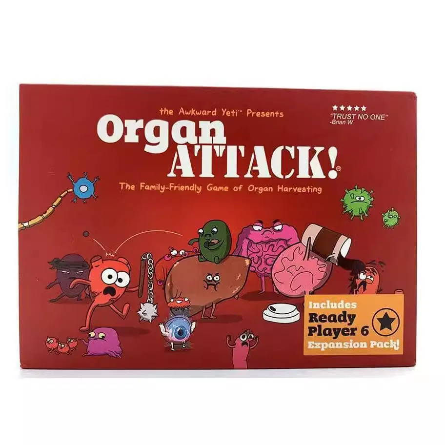 Augen Atack полная английская настольная игра с человеческим органом |
