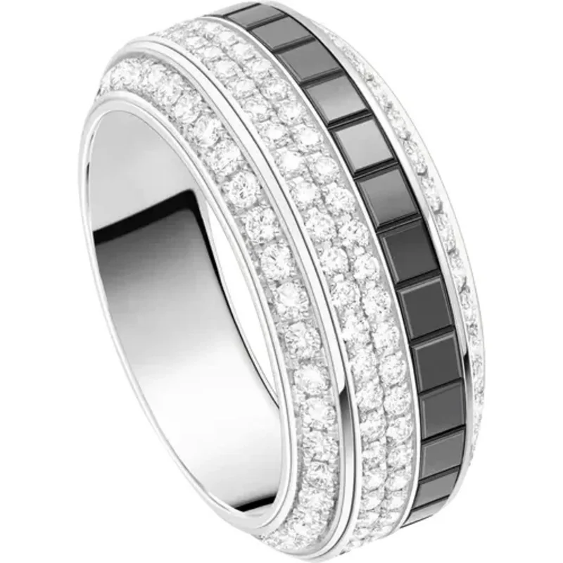 Кольца Piagetes Из Стерлингового Серебра 925 Пробы Элегантный Дизайн Доступная Цена