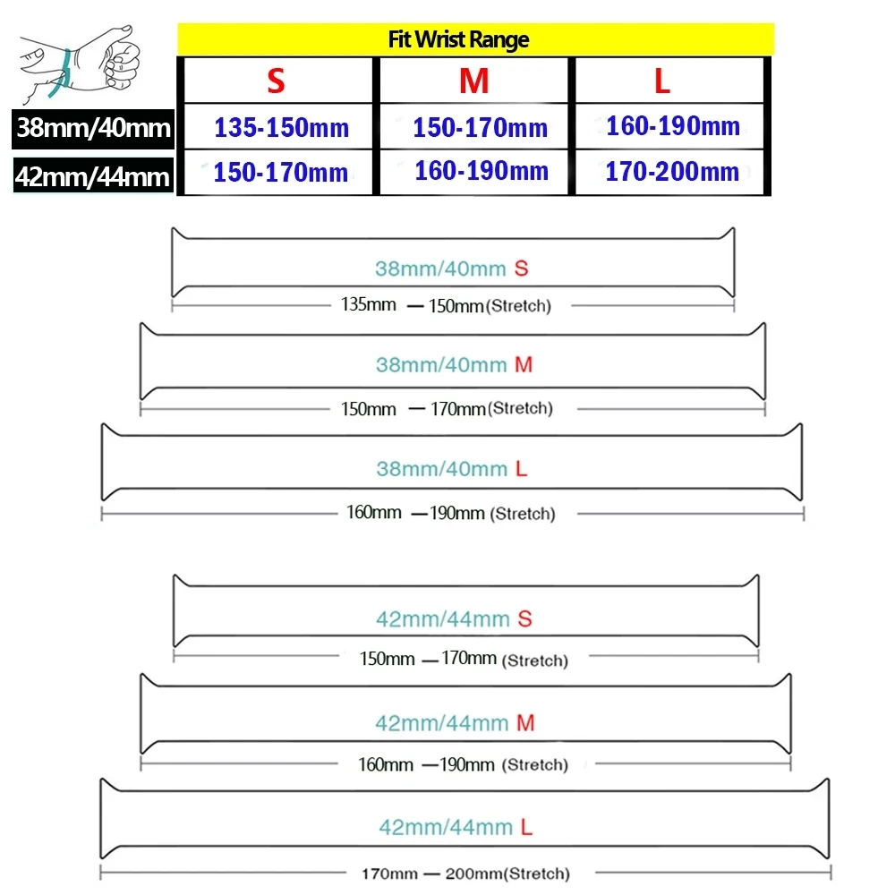 Silicone Strap For Apple Watch band 44mm 40mm 45mm 41mm 38mm 42mm solo loop Elastic bracelet iWatch Serie 6 3 SE 7 8 Ultra 49mm