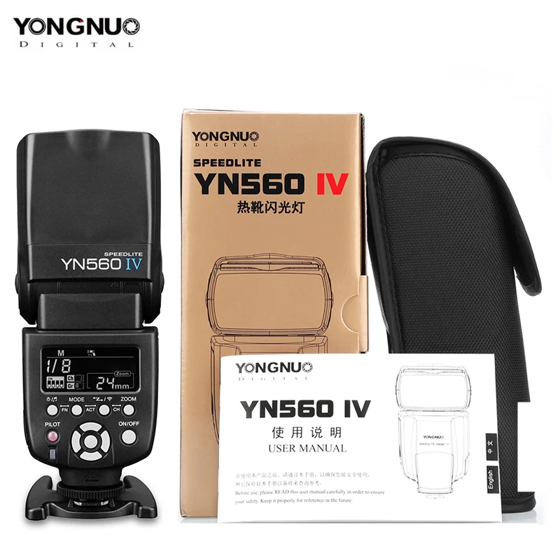 Yongnuo YN-560 IV YN560IV YN560 IV универсальная Беспроводная Вспышка Speedlite для Canon Nikon Pentax Olympus Fujifilm Panasonic Sony A99