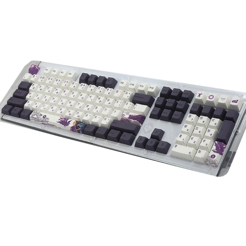 

Индивидуальные клавиши 110 клавиш PBT, колпачки клавиш династии, вишневый профиль, краситель SUB, колпачок клавиш для механической клавиатуры Cherry Switch