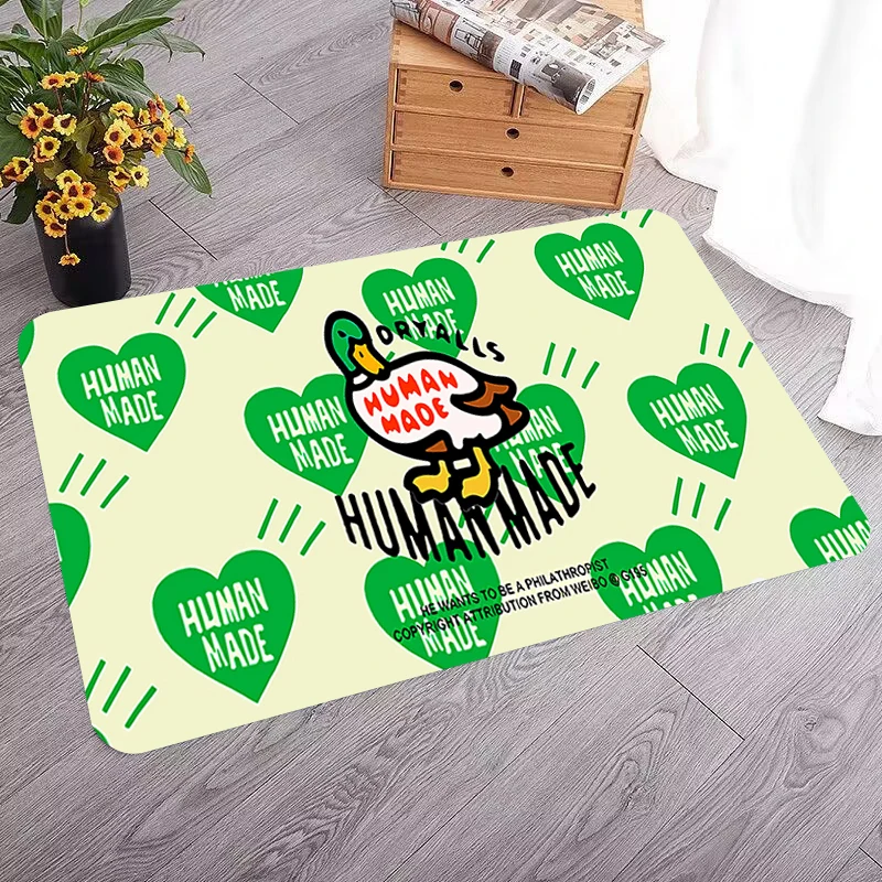 

Kitchen Absorbent Mat Rugs Entrance Door Human Made Washable Non-slip Rug Welcome Mats Prayer Carpets Bathroom Carpet Floor Foot