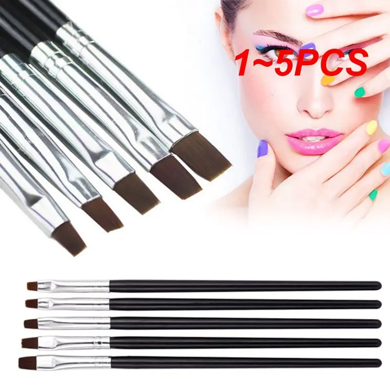 

1-5 шт., кисти для дизайна ногтей