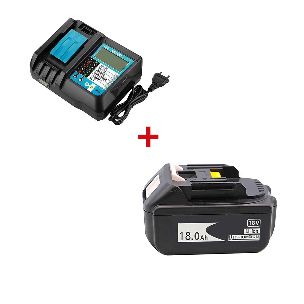 Оригинальный аккумулятор BL1860 18 в 18000 мАч литий-ионный для Makita В батарея BL1840 BL1850