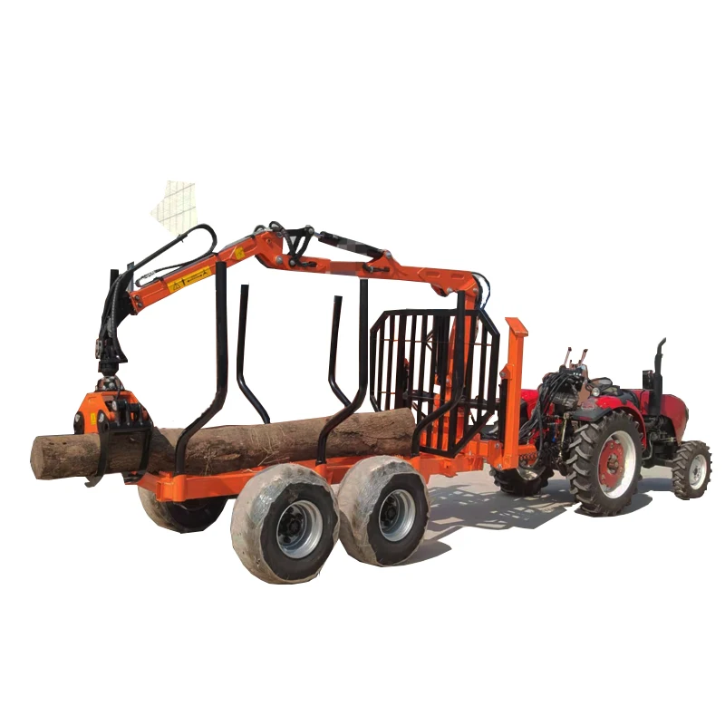 

Factory Price Log Trailer With Timber Trailer For Logs Transported