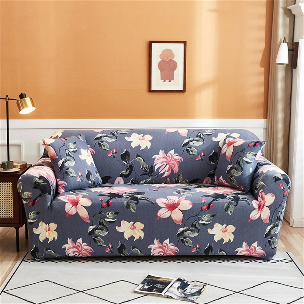 

Geometric Elastic Sofa Cover 1/2/3/4 Seater for Living Room Sectional L-Shape Corner Sofa Slipcover Stretch Armchair Couch Cover