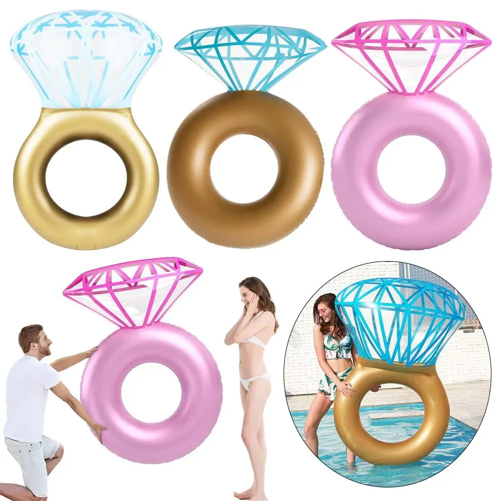 

Надувные плавательные круги, бриллиантовое кольцо, водная лампа, плавательный бассейн, плавающий плот, игрушки для бассейна, реквизит для фотосъемки