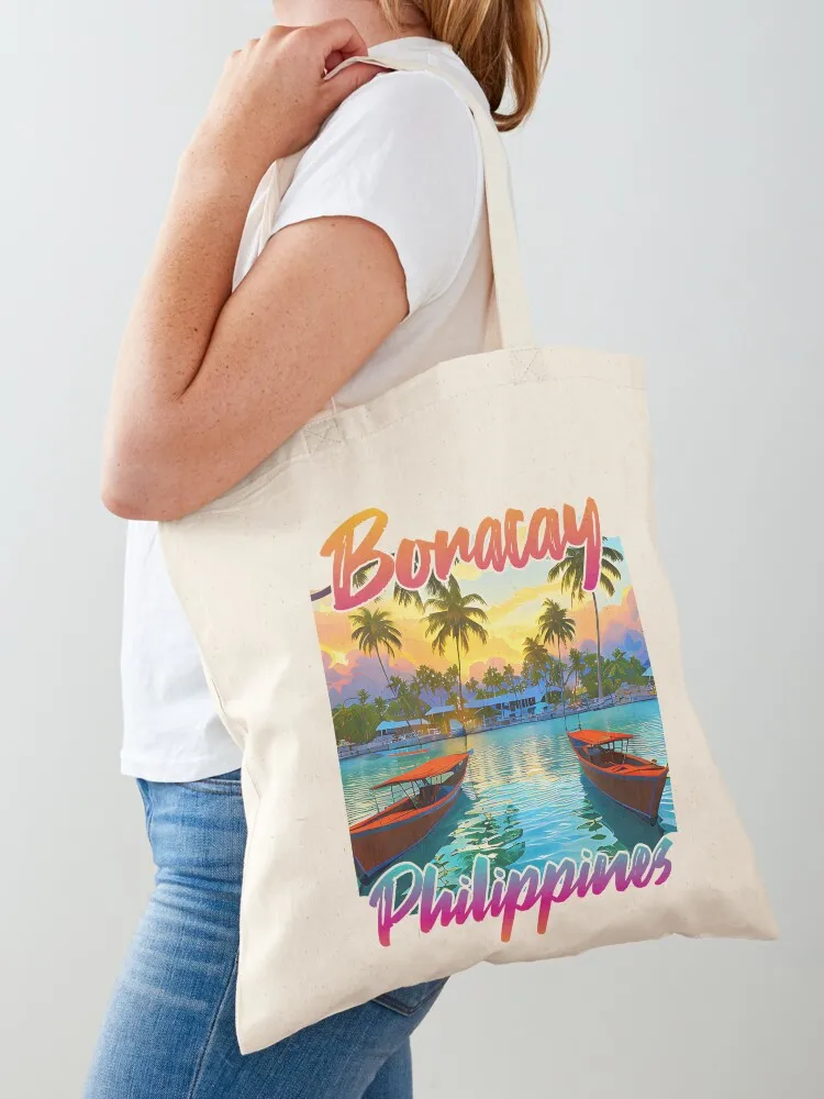 Boralim zachód sunset Tote Bag складная сумка для супермаркета эко-сумка женская холщовая