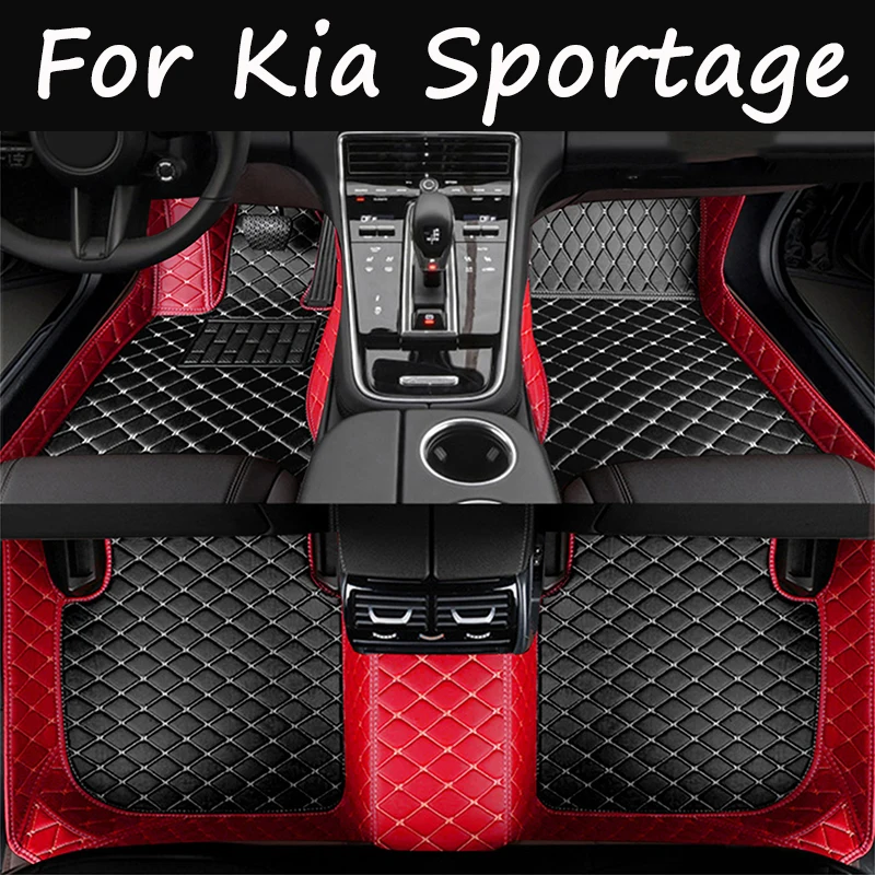 

Автомобильные коврики для Kia Sportage QL MK4 2017 ~ 2022, коврик с защитой от грязи, роскошный кожаный напольный коврик, прочные коврики, полный комплект, автомобильные аксессуары
