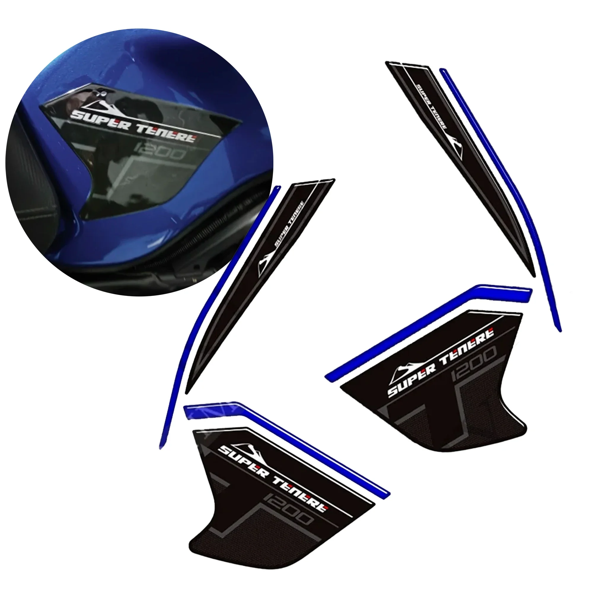 Подходит для Yamaha Super Tenere Xt1200x Xt1200ze комплект газового мазута коленная рыба 3d