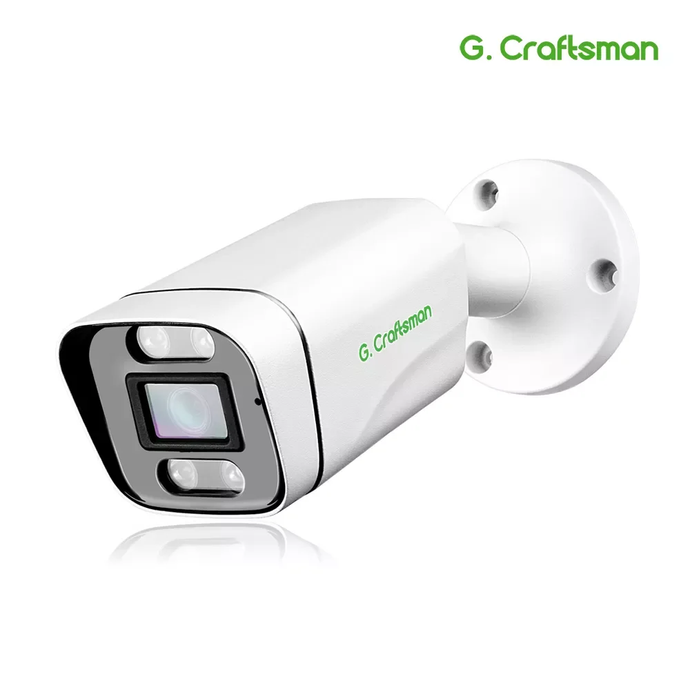 

XMEye 5MP Security POE IP Camera Human Detection H.265 Outdoor Video Surveillance AI Camera ONVIF System GCraftsman