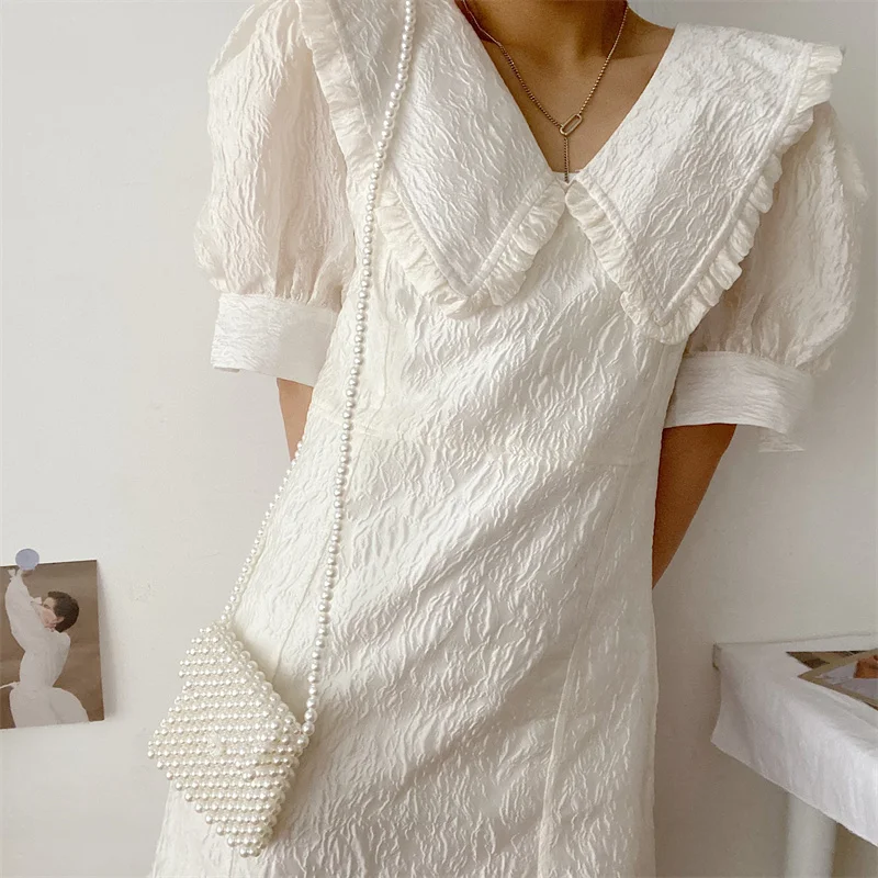 Mini Pearl Bag Handmade Vintage EVA Beaded Fashion Banquet Party Shoulder Bag Female Wedding Bags Luxury Women's Coin Purse