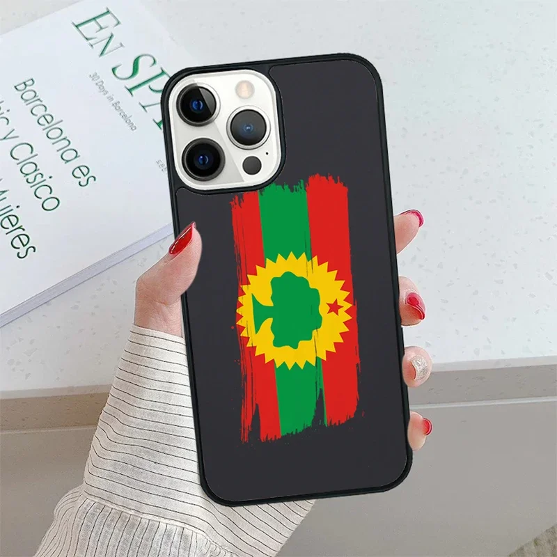 Чехол Oromo с флагом для телефона чехол IPhone SE2020 15 14 13 Pro Max Coque 12 11 Apple 8 PLUS 7 6S XR X XS
