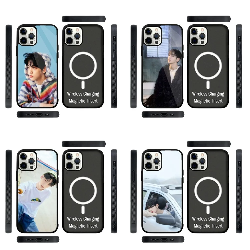 Чехол для телефона Kpop T-TXT Choi Soobin с сильным магнитом IPhone 15 14 13 Pro Max Plus 11 12 мини
