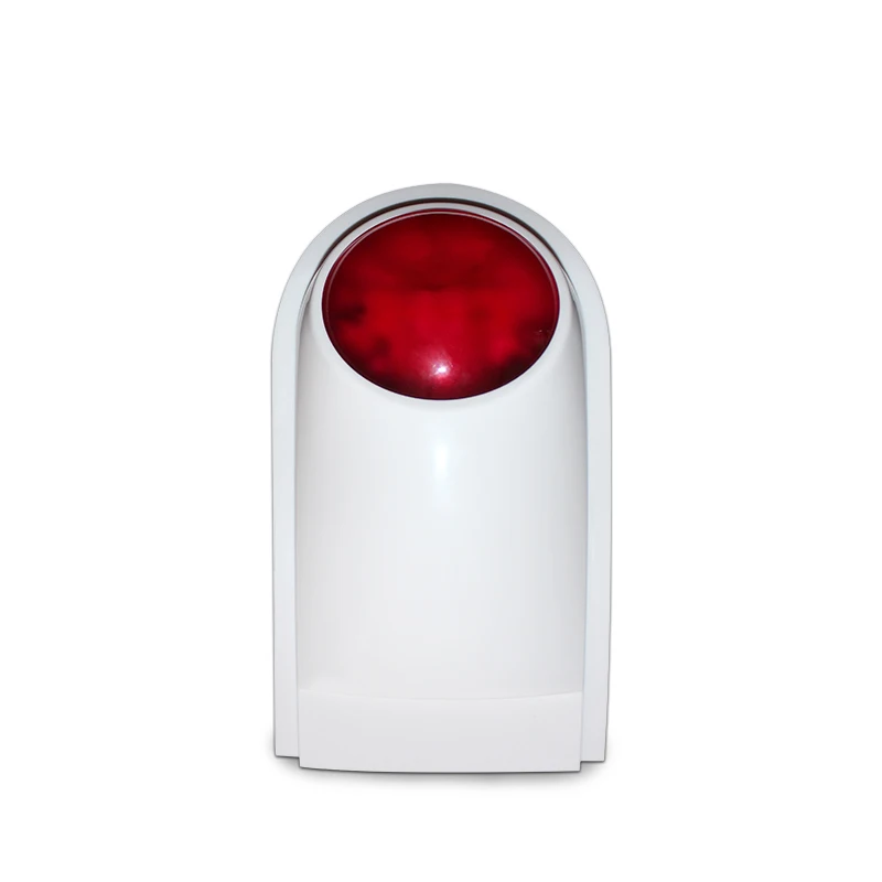 

Wireless outdoor sound and light siren 110dB burglar security alarm system for Anti-theft