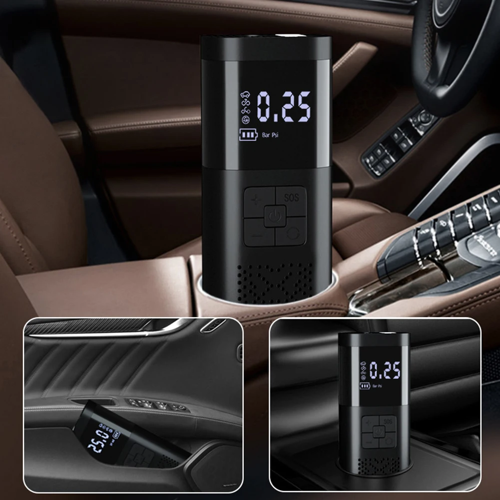 Портативный автомобильный воздушный компрессор электрический насос для быстрой