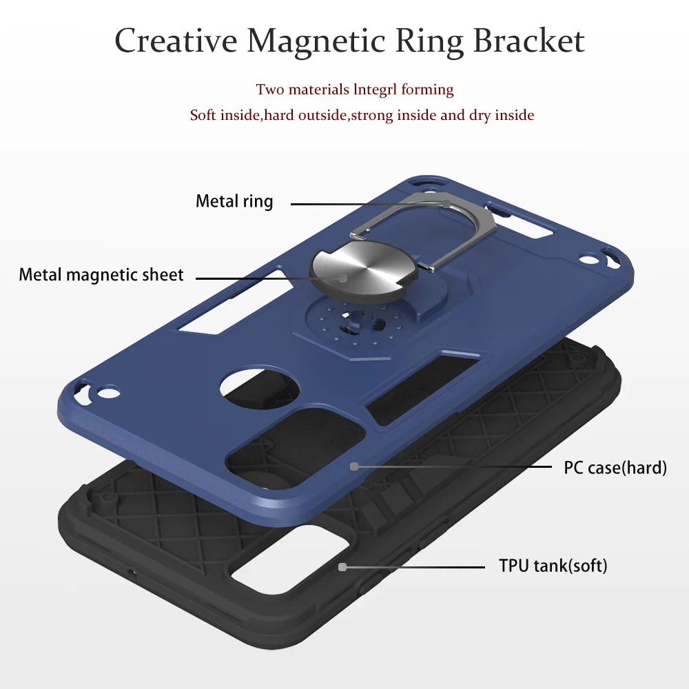 Противоударный армированный чехол для Huawei P Smart/Nova 6/Y5/Y6/P30 Lite