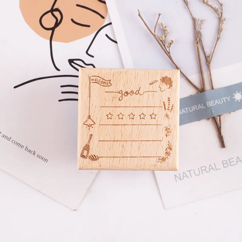 Светильник ретро ручная штамп коробка для сообщений серия мультяшных границ