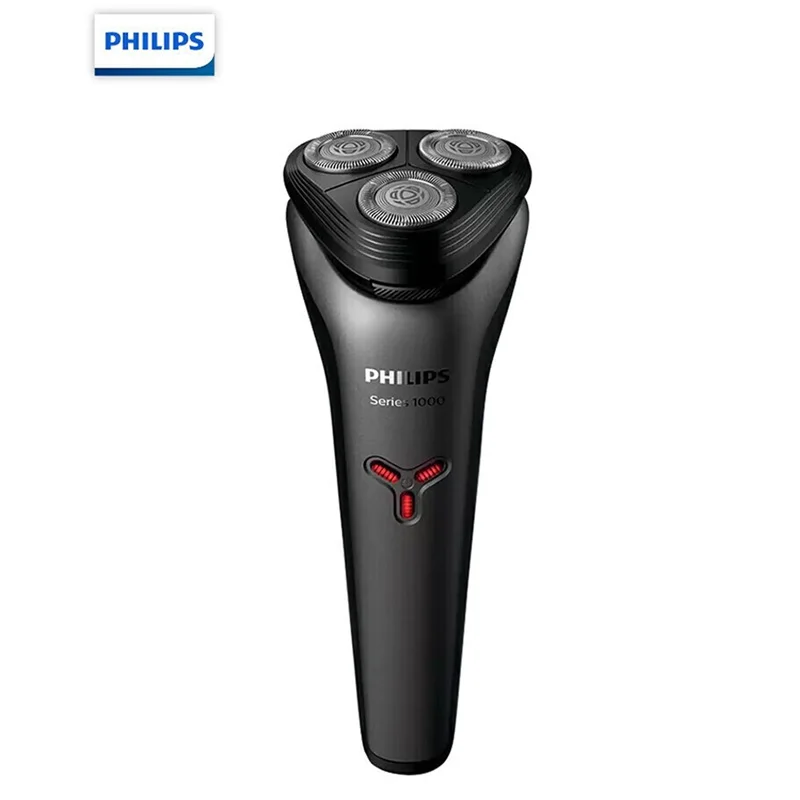 

Philips S1213 Men's Electric Shaver Whole Body Washing Dry Wet Use Face Rotray Razor 3 Cutting Heads USB Fast Charging