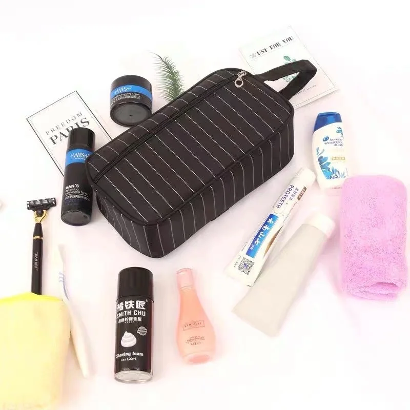 Necessaire Bolsa Com Alça Lateral Masculina Estilo Moderno Social