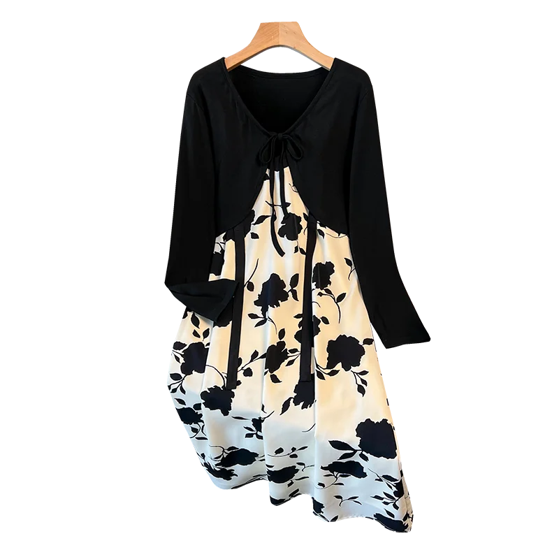 Летний комплект из двух предметов для женщин солнцезащитные кофты и черные белые