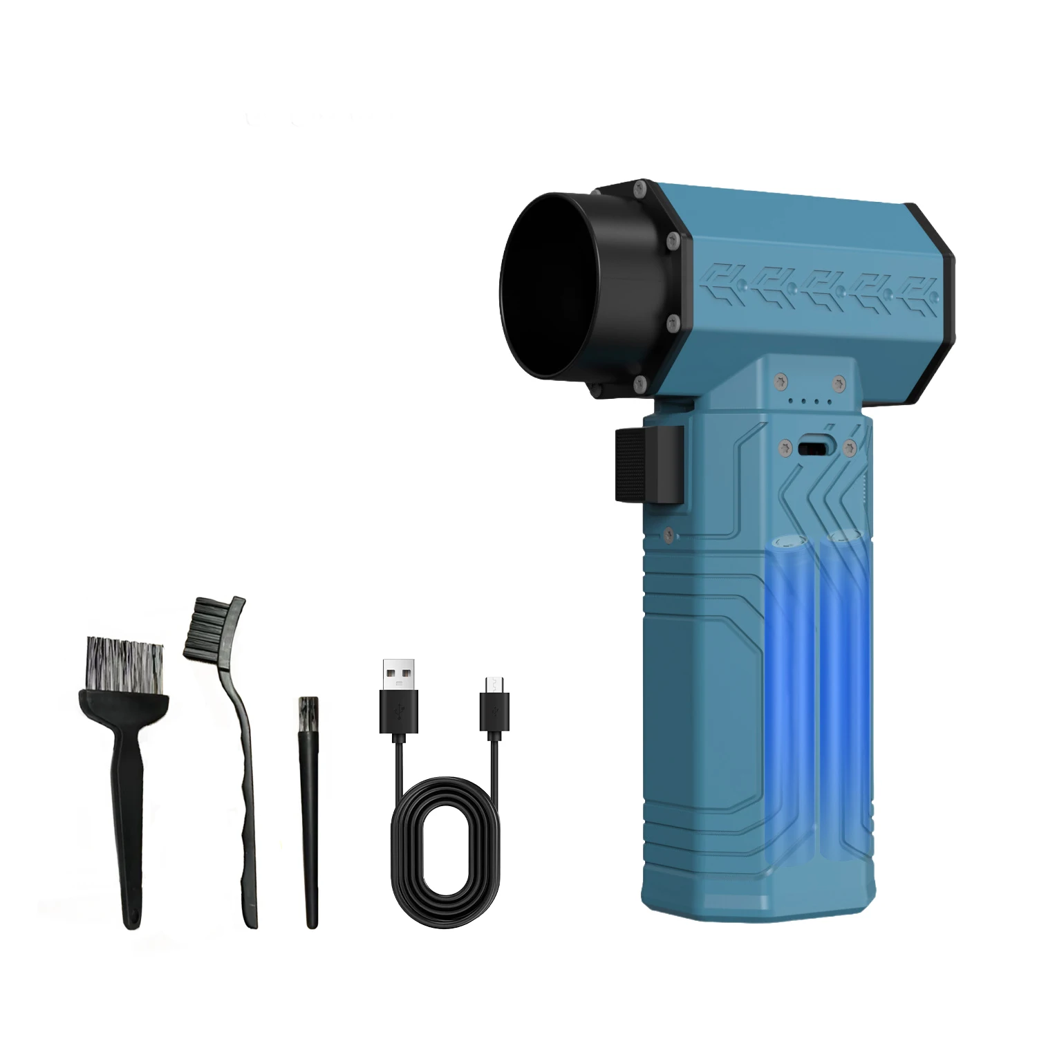 

Мощный турбореактивный вентилятор Violent Turbo Fan Автомобильный Violent Air Gun 600g Тяга Бесступенчатая скорость 70 м/с Высокомощный турбовентилятор Воздуходувка для листьев