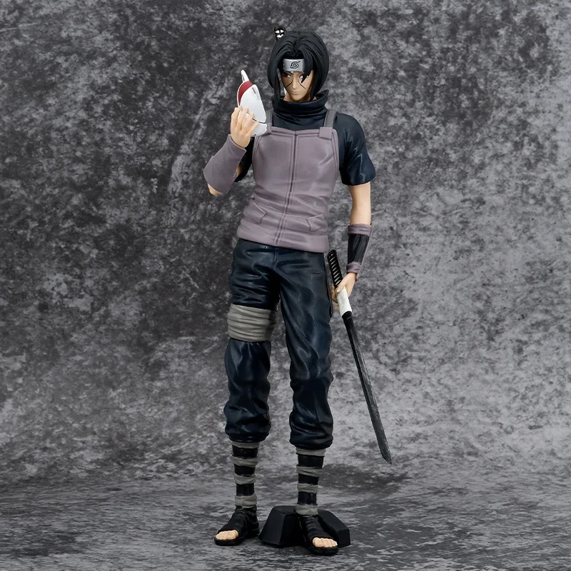 

Naruto Akatsuki Uchiha Itachi Large Group Set Up Anbu Standing Boxed Anime Pvc Action Figure Decoration Statue Model Toys Gifts